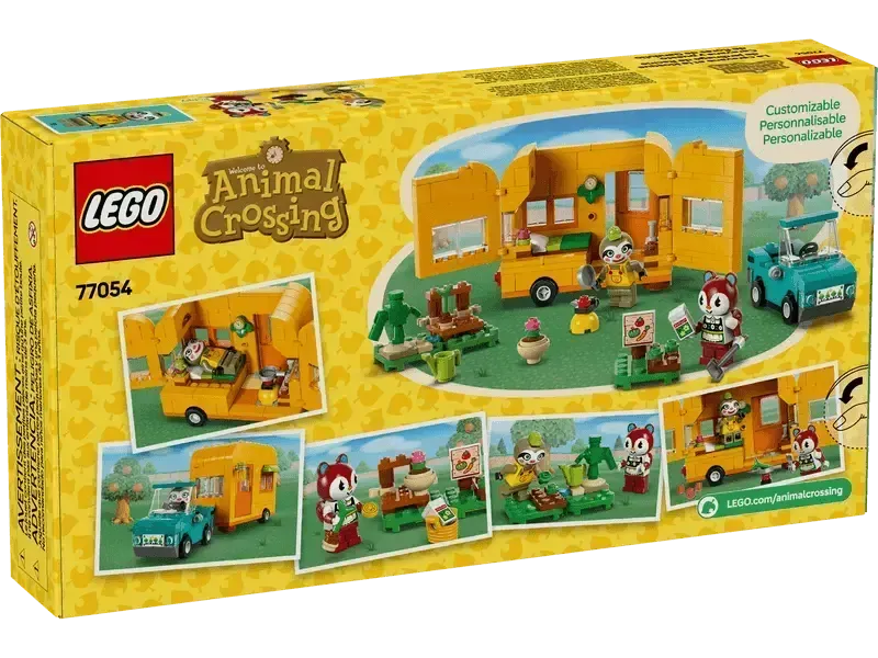 LEGO Leifs caravan en tuinwinkel 77054 Animal Crossing