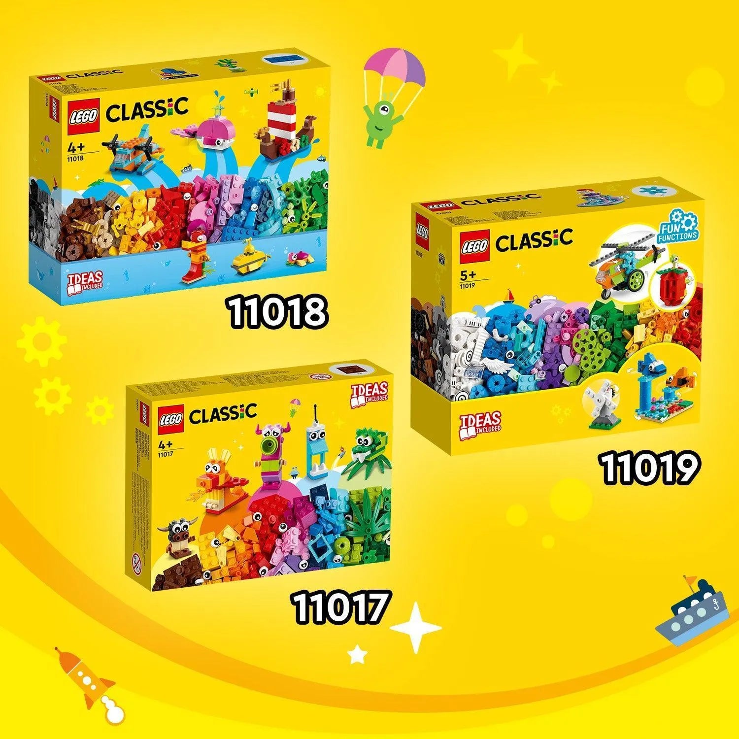 LEGO Creative Ocean Fun 11018 Classic LEGO CLASSIC @ 2TTOYS | Official LEGO shop😊🥰 LEGO €. 16.98