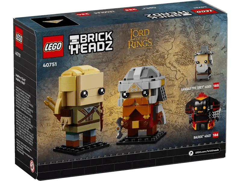 LEGO Legolas en Gimli 40751 Brickheadz LEGO BRICHEADZ @ 2TTOYS LEGO €. 16.49