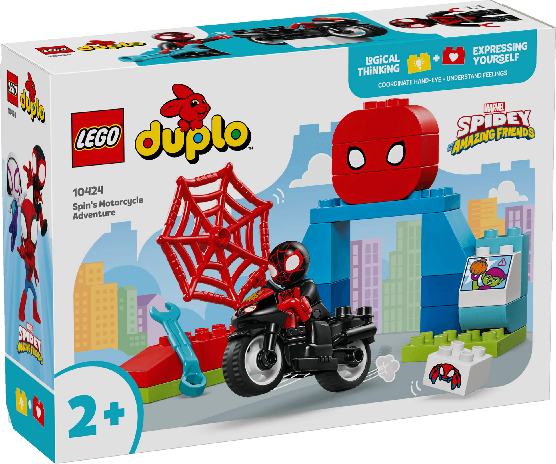 LEGO Spidy's motorcycle adventure 10424 Superheroes LEGO DUPLO @ 2TTOYS LEGO €. 19.99