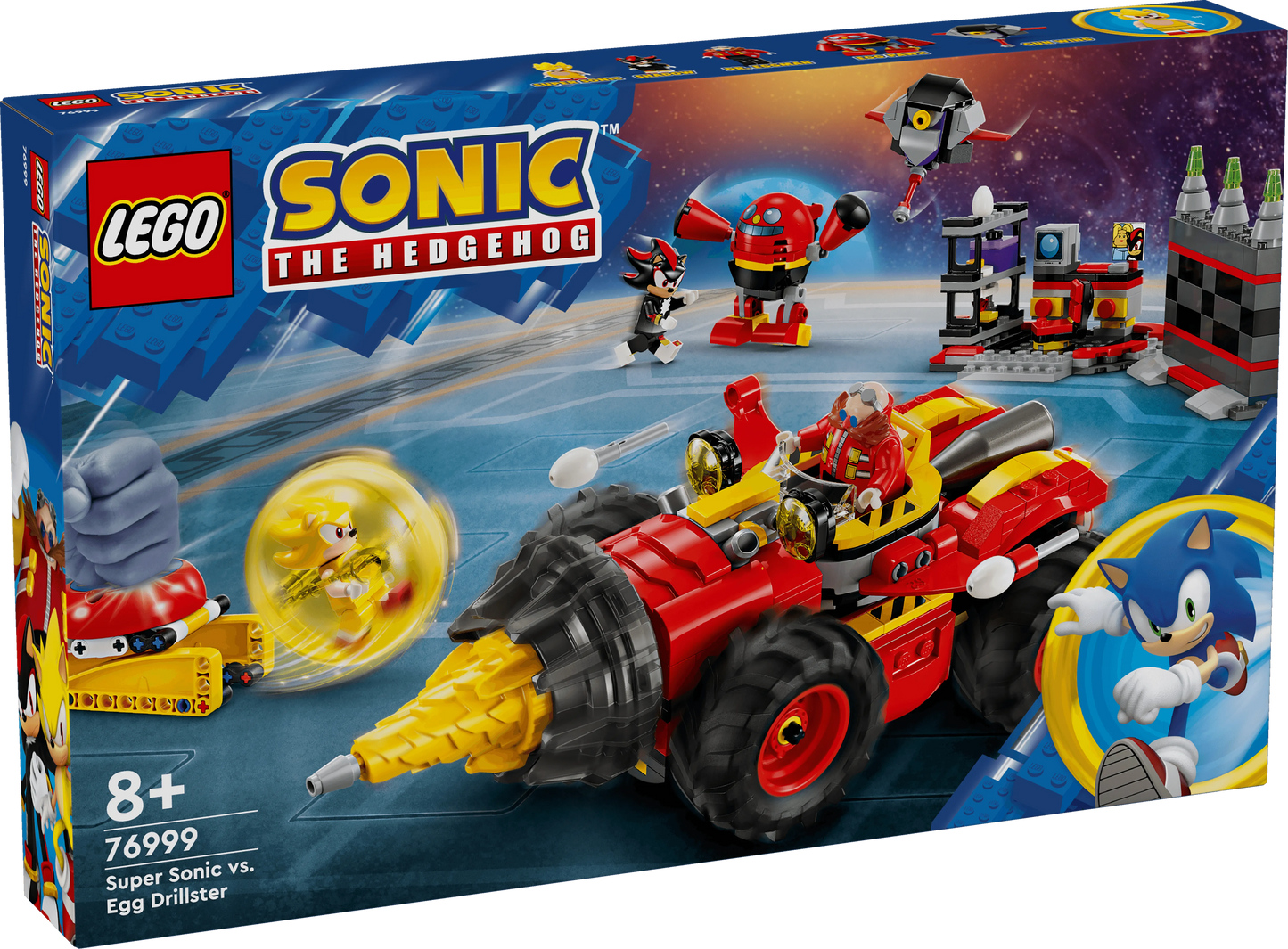 LEGO Super Sonic vs. Egg Drillster 76999 Sonic LEGO Sonic @ 2TTOYS | Official LEGO shop😊🥰 LEGO €. 67.99