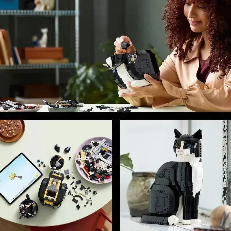 LEGO Zwart-witte Tuxedo kat 21349 Ideas (verwacht) LEGO IDEAS @ 2TTOYS LEGO €. 88.99