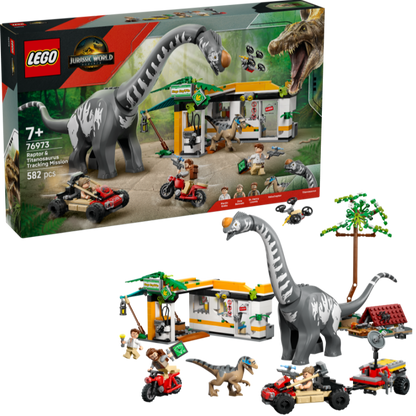 LEGO Raptor en Titanosaurus opsporingsmissie 76973 Jurassic World