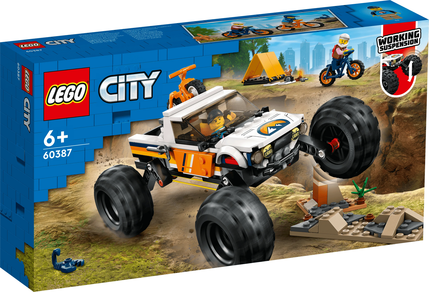 LEGO 4x4 offroad-avonturen 60387 City LEGO CITY @ 2TTOYS | Official LEGO shop😊🥰 LEGO €. 25.49