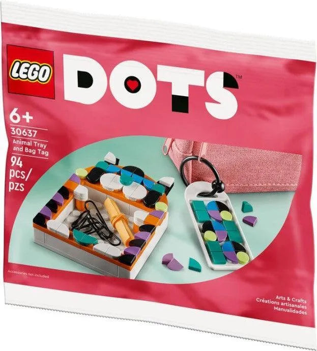LEGO Animal Tray and Bag Tag 30637 Dots LEGO Dots @ 2TTOYS | Official LEGO shop😊🥰 LEGO €. 4.99