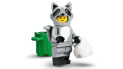 LEGO Raccoon Costume Fan (1 stuk) Minifguren Serie 22 71032-10 LEGO MINIFIGUREN @ 2TTOYS | Official LEGO shop😊🥰 LEGO €. 5.99