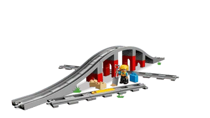 LEGO Rails en brug voor de Duplo trein 10872 DUPLO LEGO DUPLO @ 2TTOYS LEGO €. 20.98